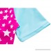 Girls' Fitted Round-Neck Bathing Suit Pink Star Swimsuit 2-6 Years UPF 50+ UV B07BCB79LP